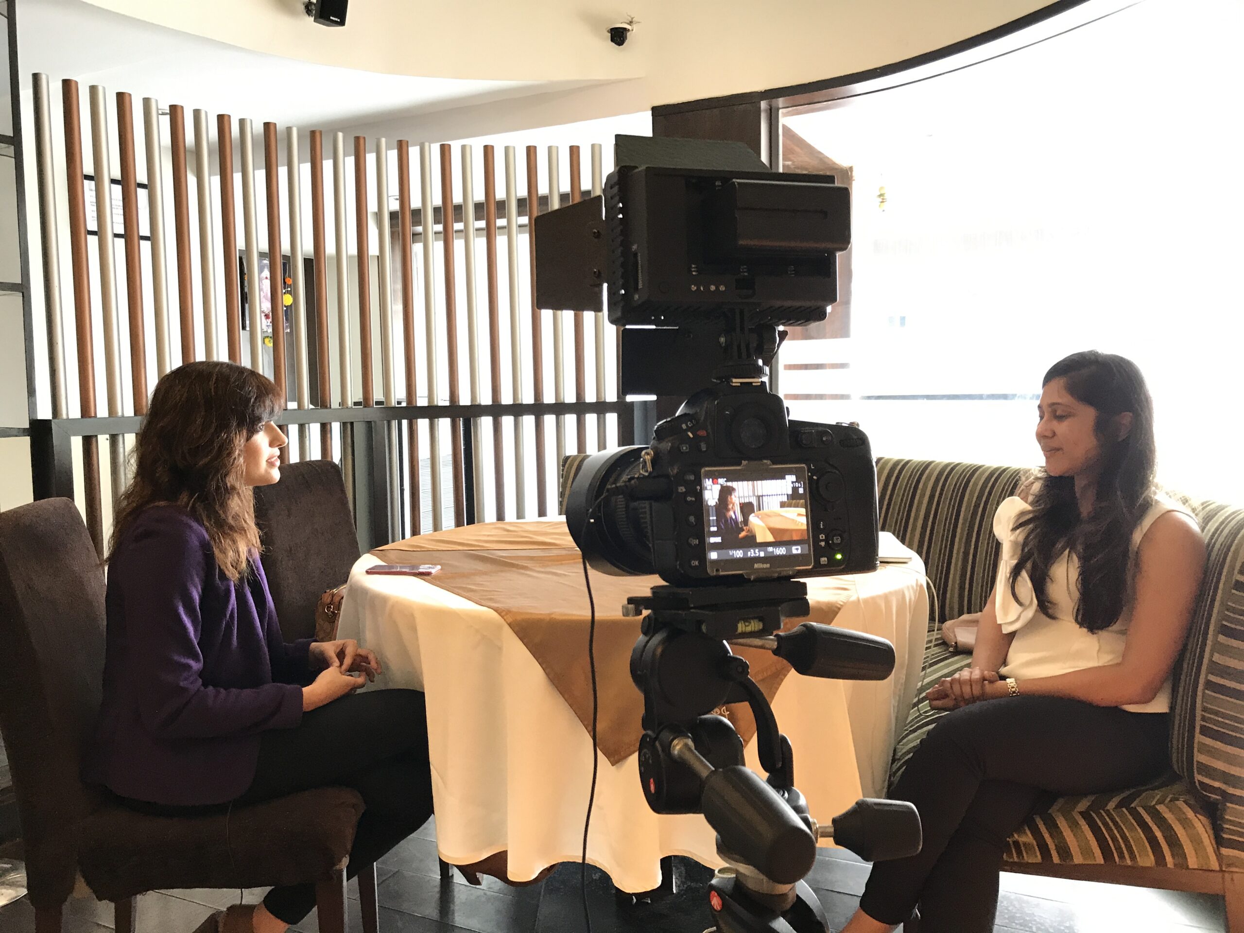 Medha Mukerji in an interview with Shirley Setia in Mumbai